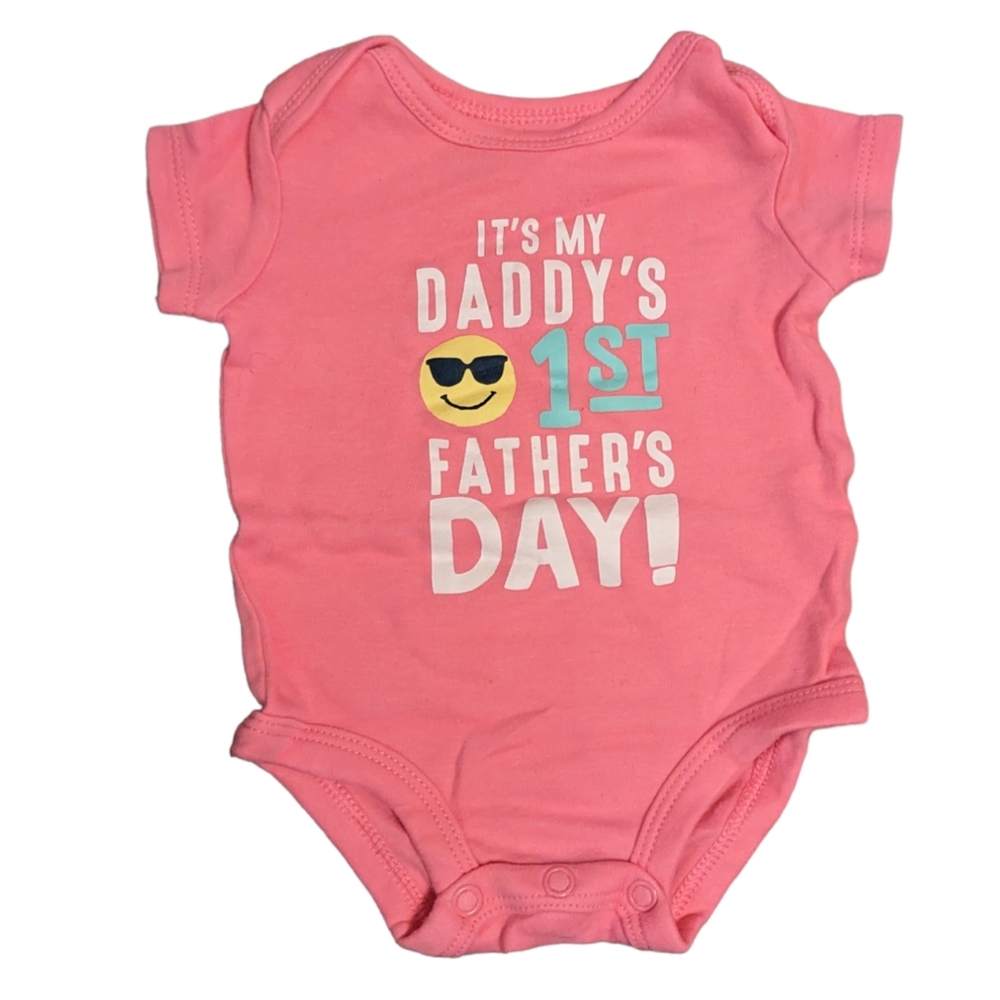 Carter's first father's day newborn onesie